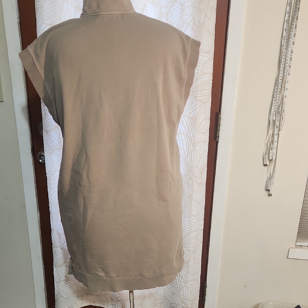 Double Zero Taupe Streetwear Minimalist Tunic Top/Dress Size Large - Picture 4 of 12